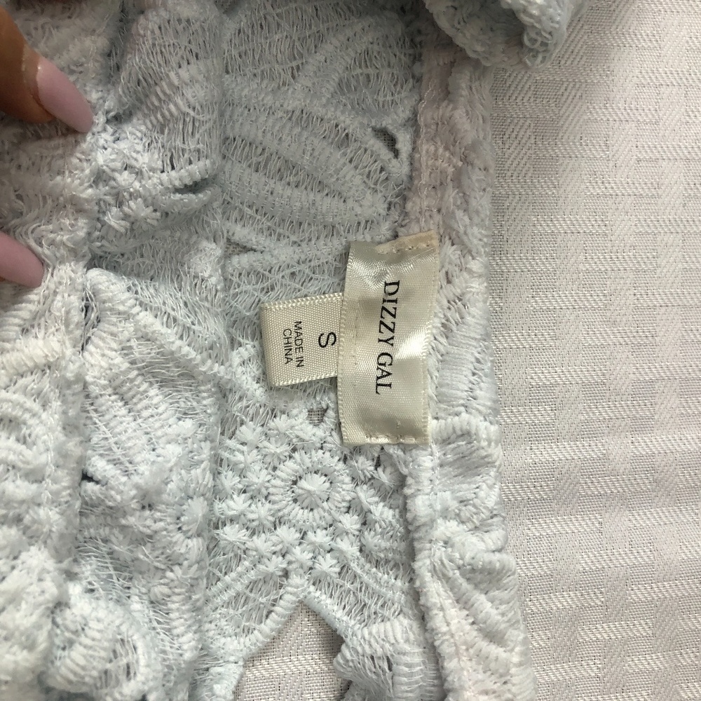 🦄2/$20 Dizzy Gal Floral Lace Romantic Boho Top - Picture 4 of 6